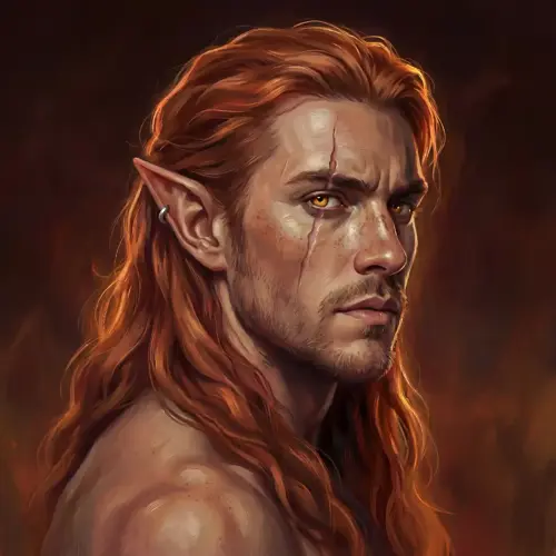 Fantasy Character Bust Portrait